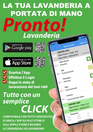Pronto lavanderia pubblicita&#39; 